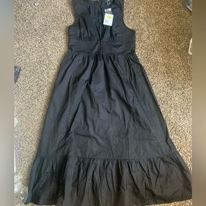 Forever21 black long maxi dress size large